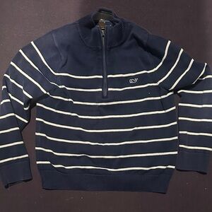 Navy Striped Boys Sweater